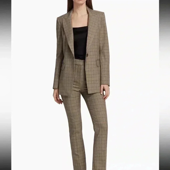 Veronica Beard Dickey Long Tailored plaid Jacket/ blazer US 4 - Picture 3 of 14